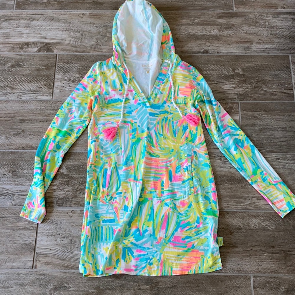 Lilly hooded dress or cover up